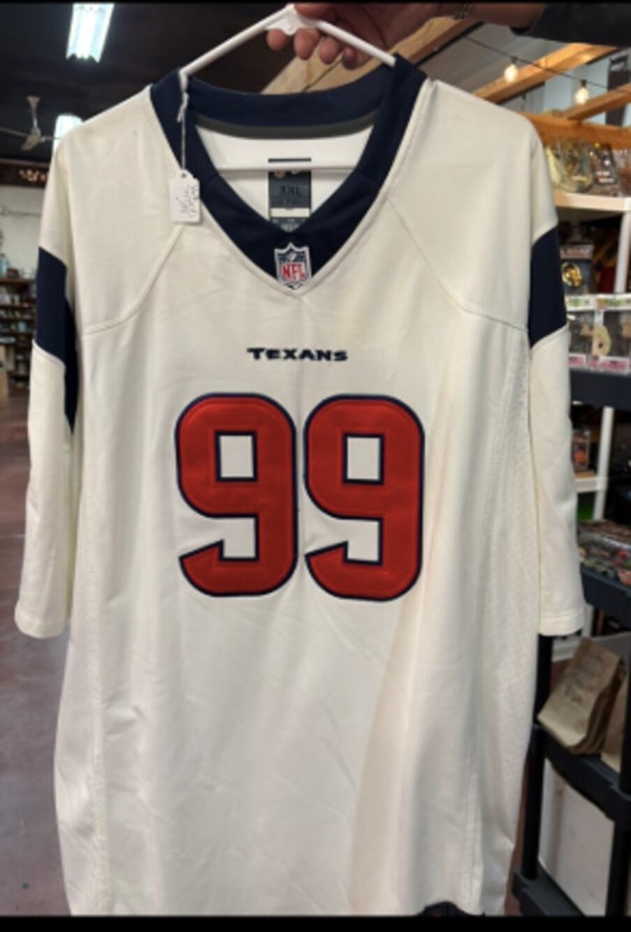 Nike J.J. Watt #99 Houston Texans On Field NFL Jersey White XXL